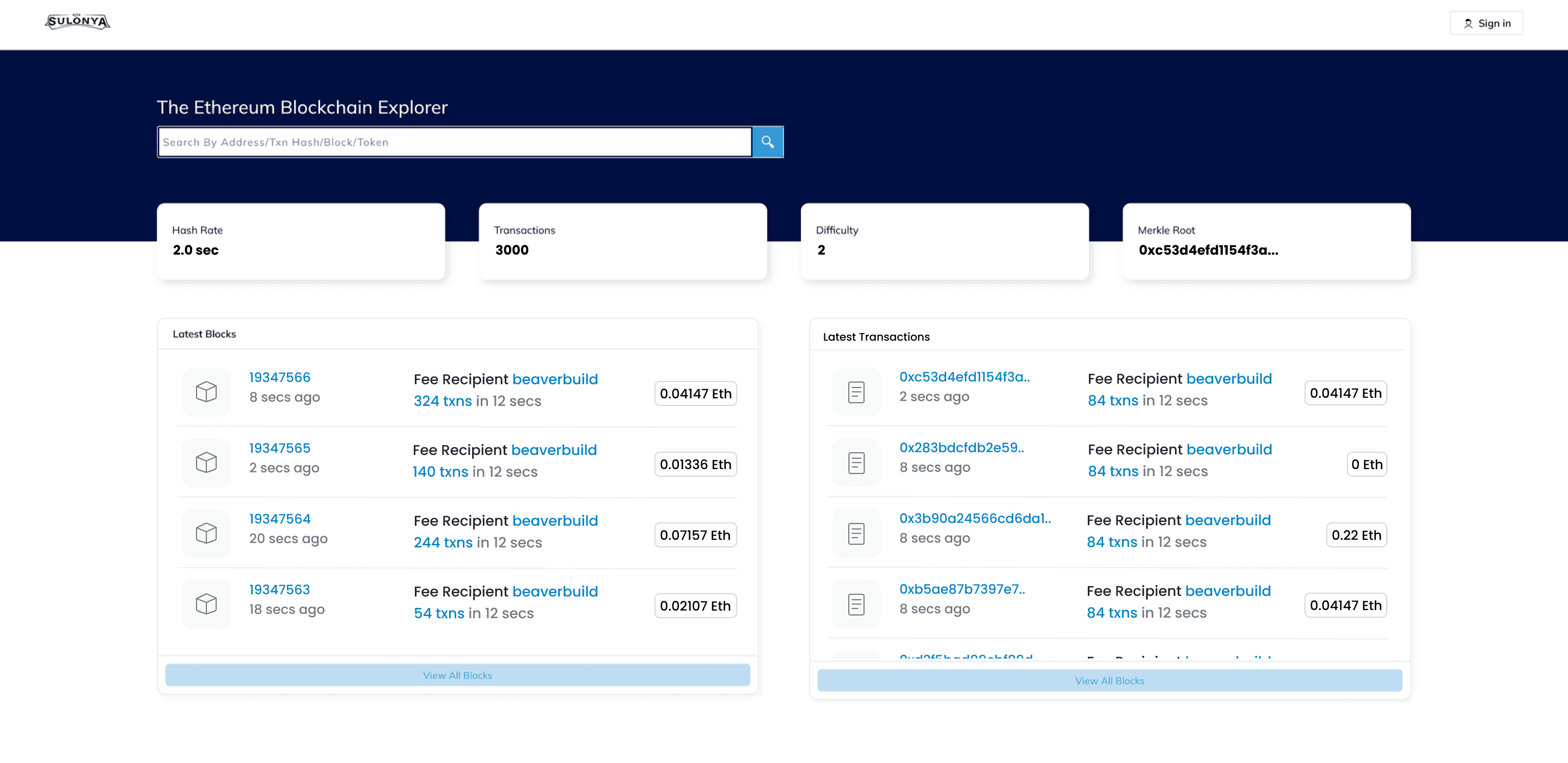 Blockchain data manager