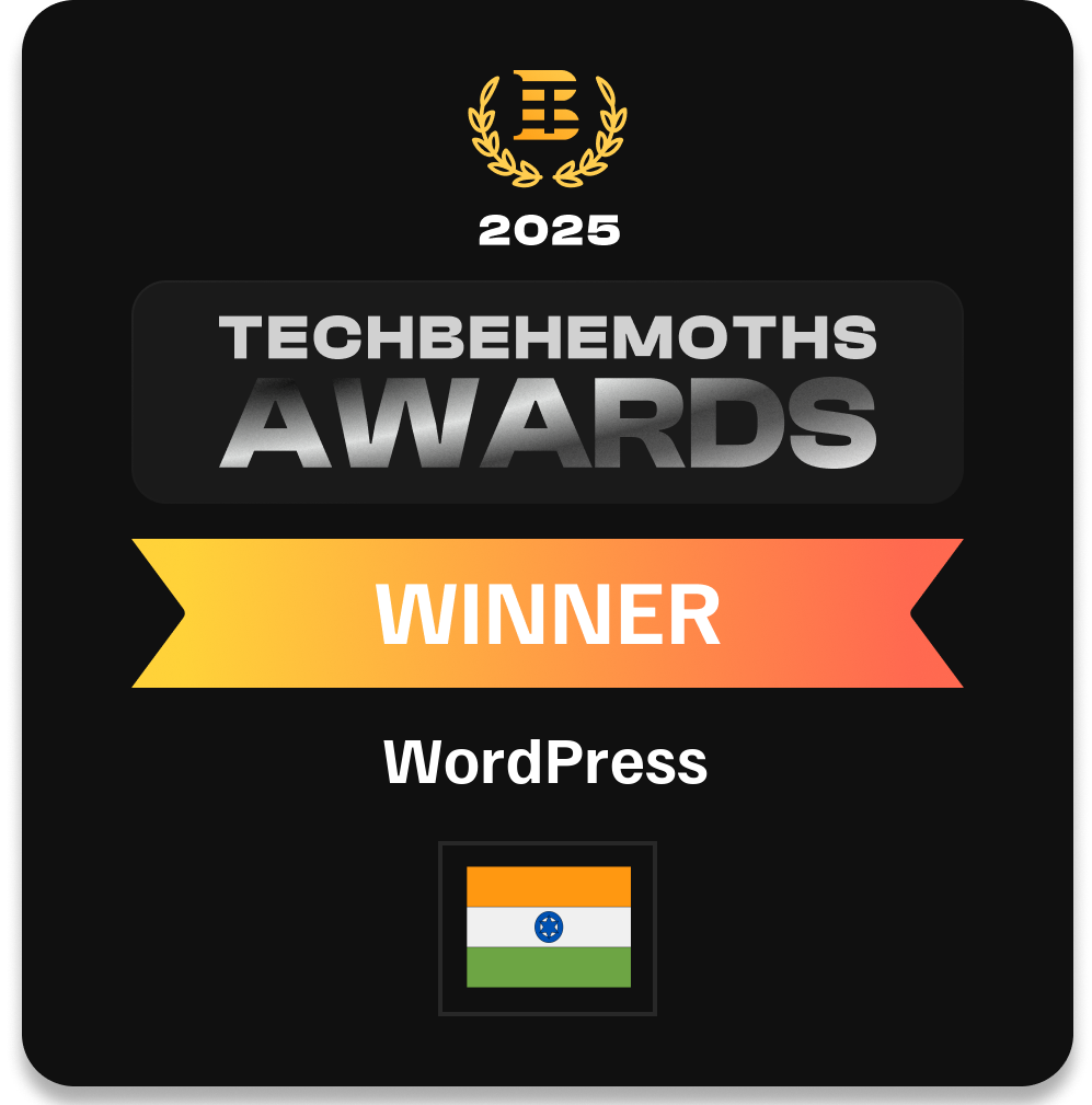 Sulonya Awarded Techbehemoths Wordpress Winner 2025